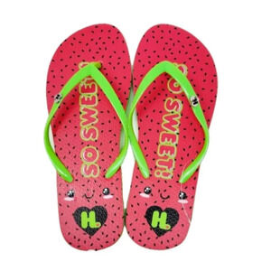 Harajuku Lovers by Gwen Stefani Women's Flip Flop So Sweet Graphic Printed 6/7